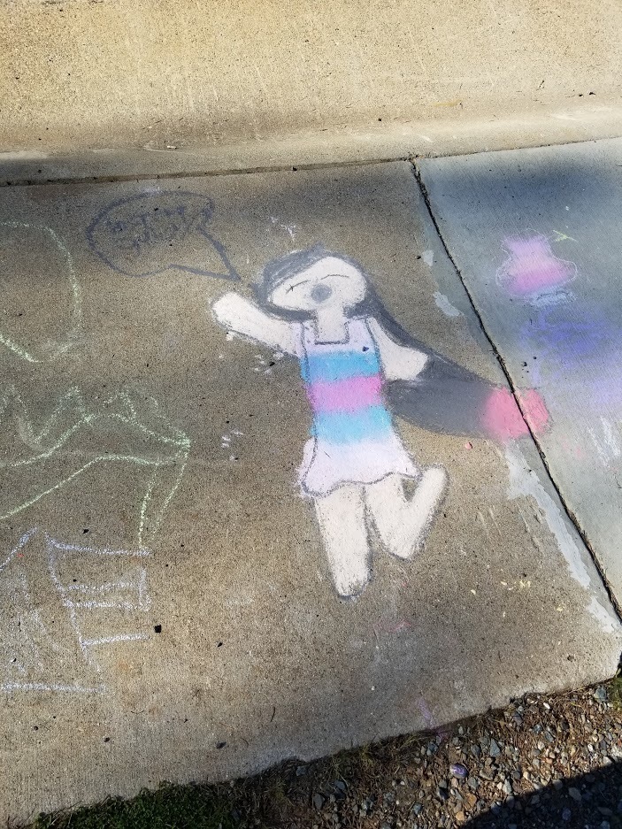 Lauren's Sidewalk Chalk Art!